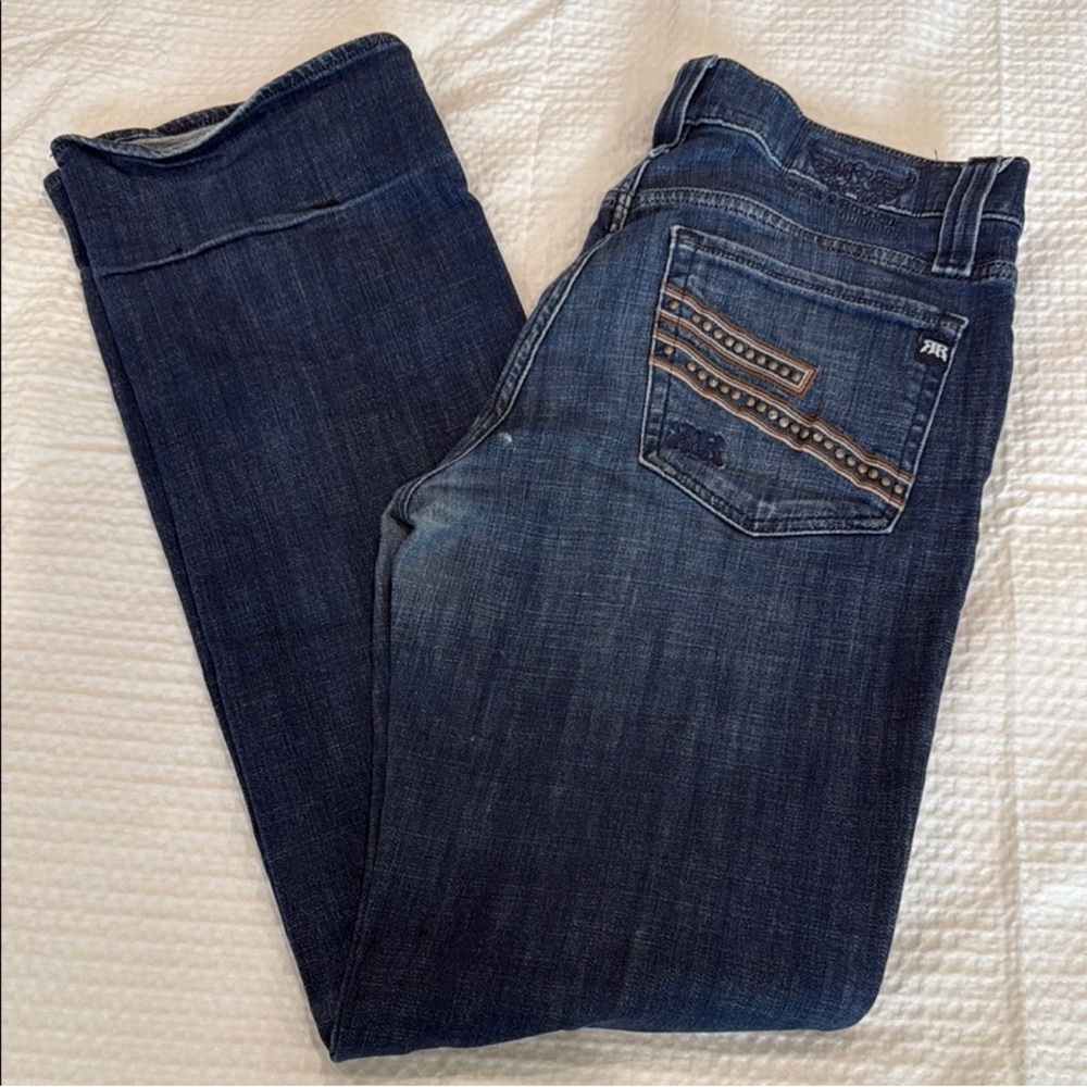 Rock & Republic Dark Blue Straight Leg Jeans